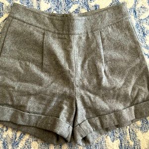 Alice and Olivia wool grey shorts for fall/ winter